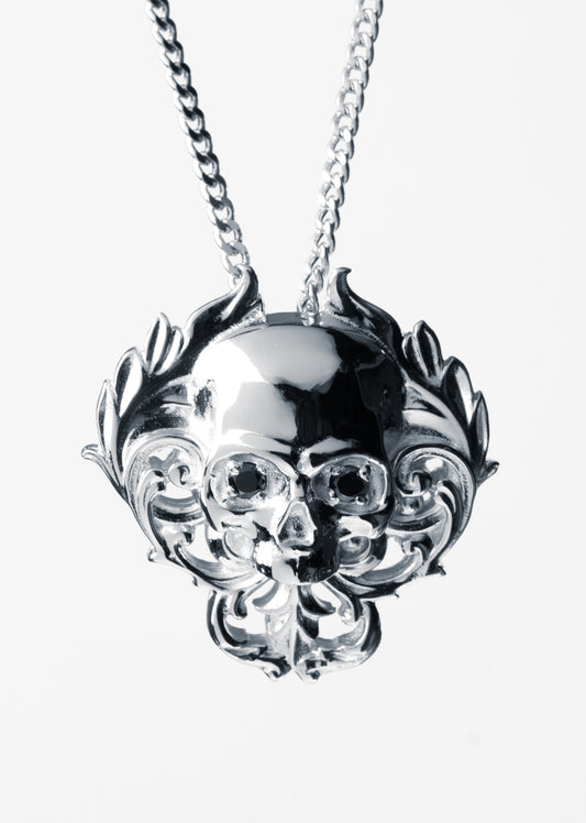 Black Eye Skull Necklace